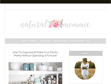 Tablet Screenshot of naturalmommie.com